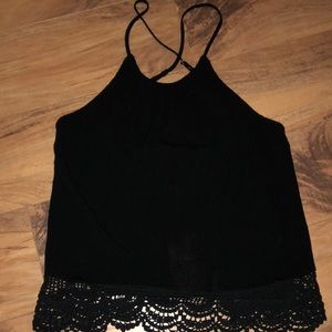 black tank top